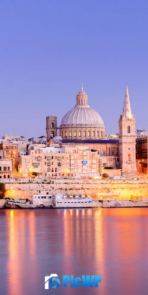 Valletta Cityscape 3K Mobile Wallpaper