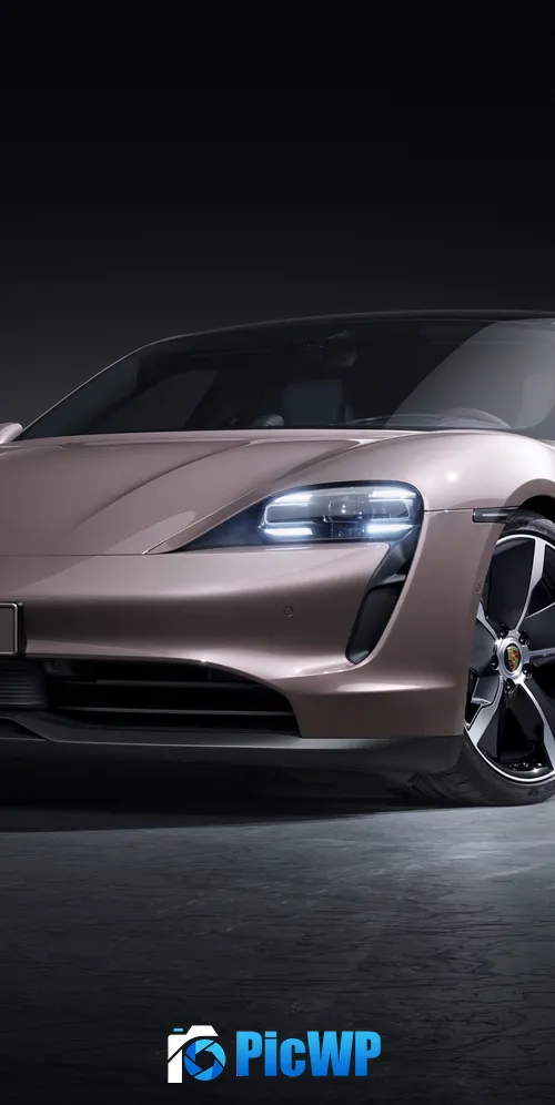 Porsche Taycan Dark background 3K Mobile Wallpaper
