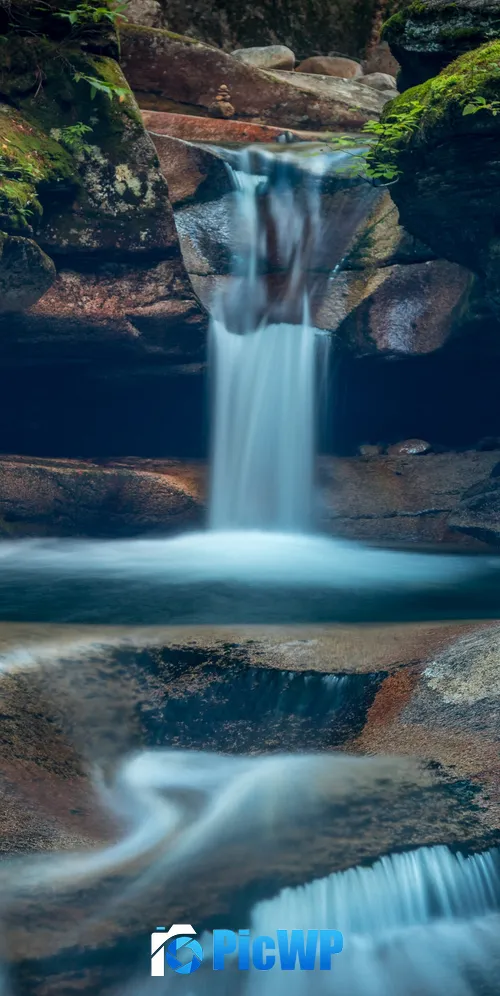 Sabbaday falls New Hampshire 3K Mobile Wallpaper