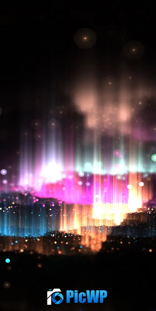 Glitter Glowing 3K Mobile Wallpaper