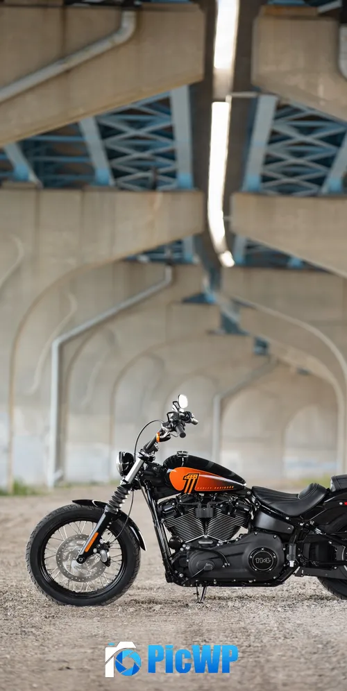 Harley-Davidson Street Bob 114 2021 3K Mobile Wallpaper