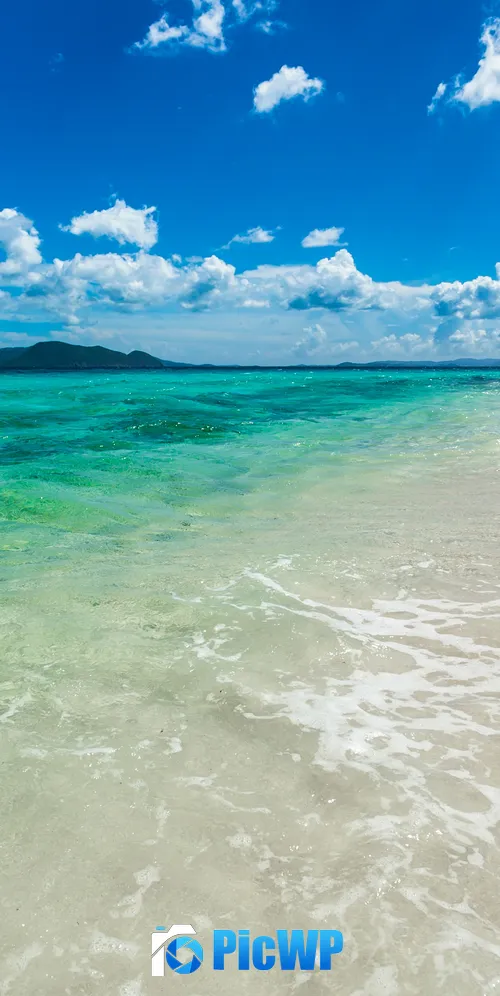 Sandy Cay Island British Virgin Islands 3K Mobile Wallpaper