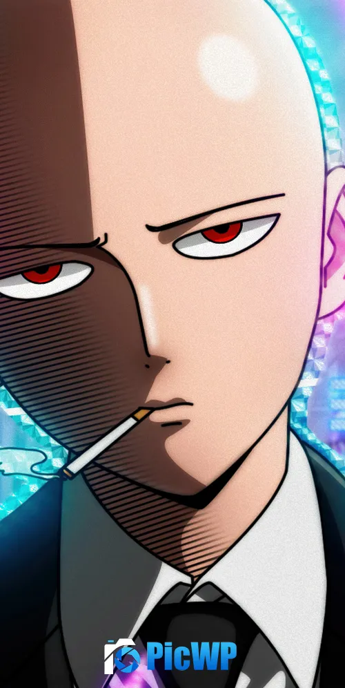 Saitama (One Punch Man) Fan Art 3K Mobile Wallpaper