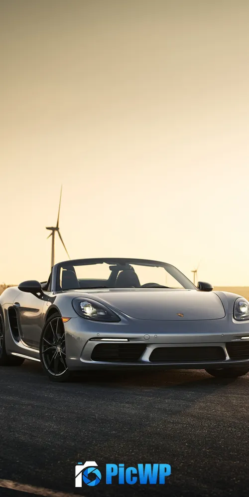 Porsche 718 Boxster T 2021 3K Mobile Wallpaper