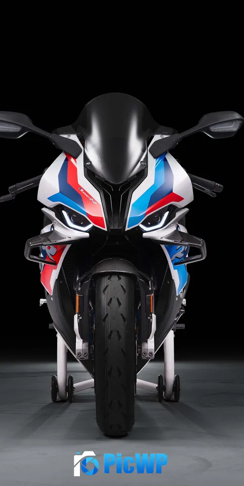 BMW M 1000 RR Black background 3K Mobile Wallpaper