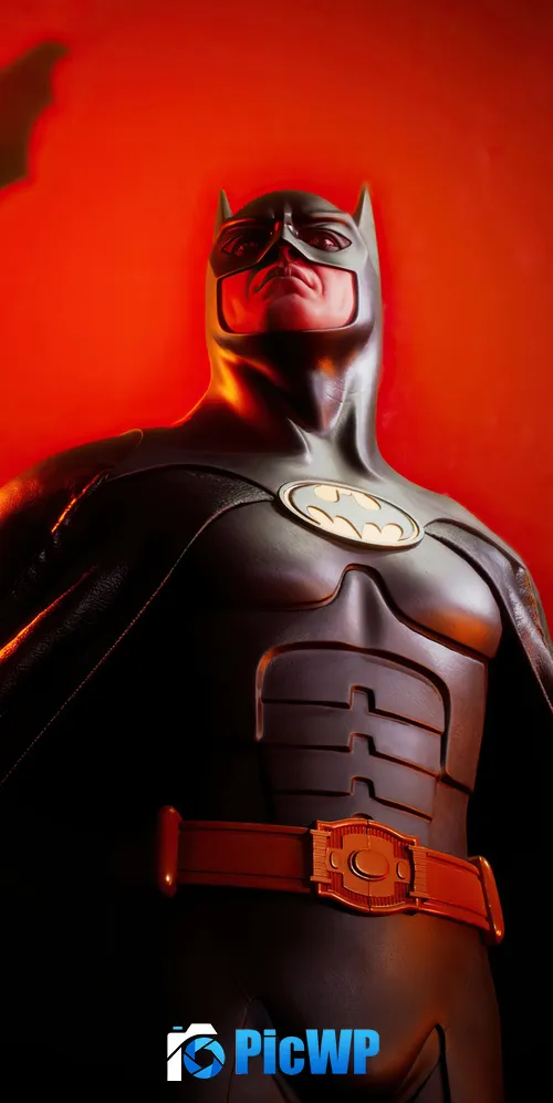 Batman Red 3K Mobile Wallpaper