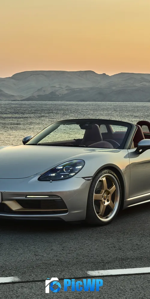 Porsche Boxster 25 Jahre 2021 3K Mobile Wallpaper
