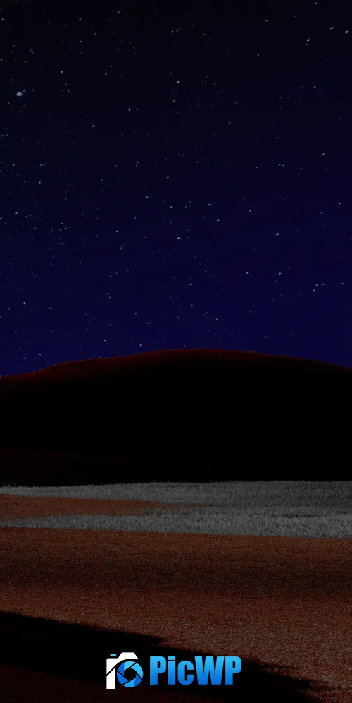 Desert Dark theme 3K Mobile Wallpaper