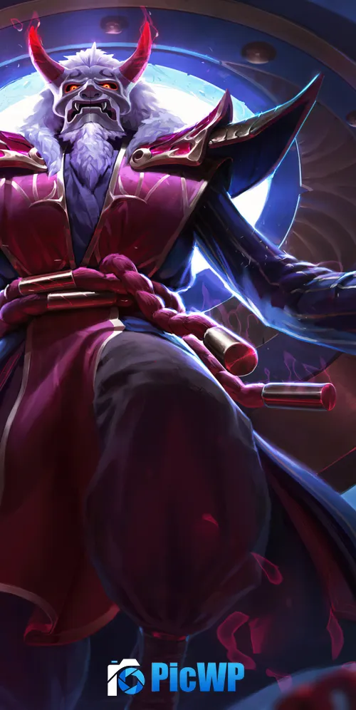 Blood Moon Zilean League of Legends 3K Mobile Wallpaper