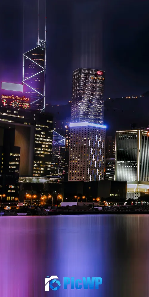 Hong Kong City 3K Mobile Wallpaper