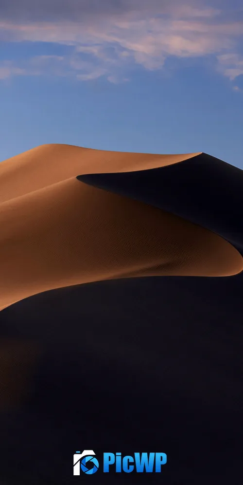 macOS Mojave Sand Dunes 3K Mobile Wallpaper