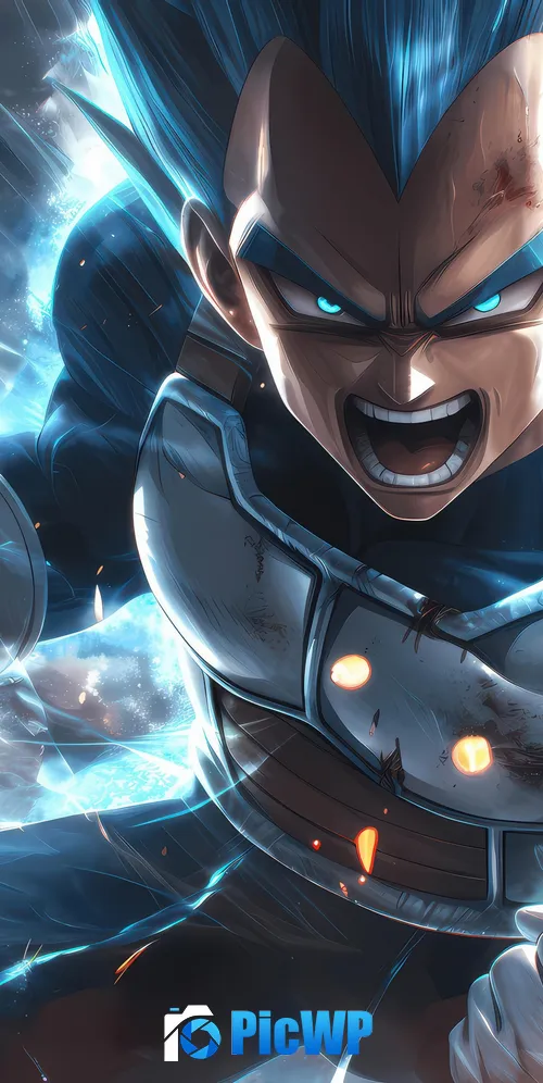 Vegeta Angry 3K Mobile Wallpaper