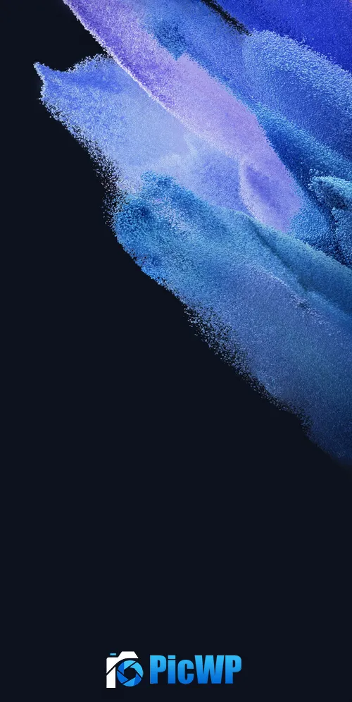 Samsung Galaxy S21 Blue 3K Mobile Wallpaper
