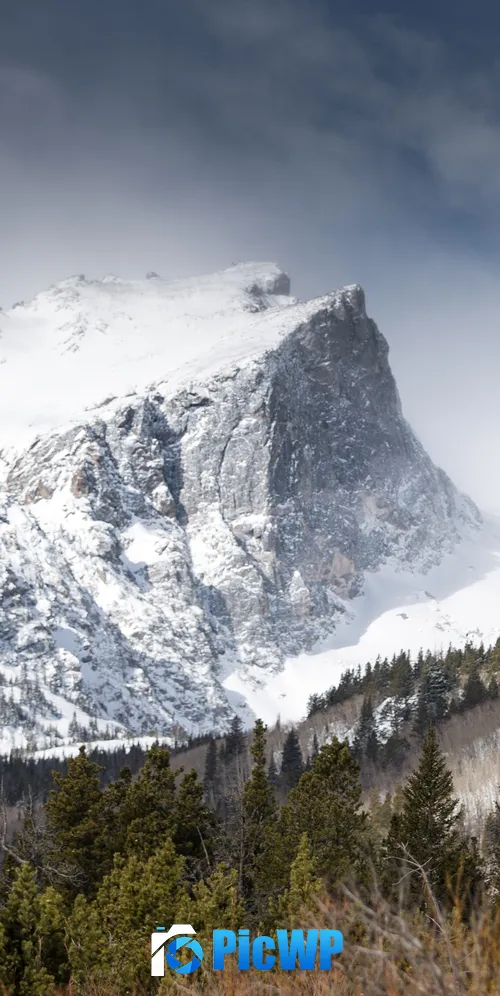 Hallett Peak Rocky Mountains 3K Mobile Wallpaper