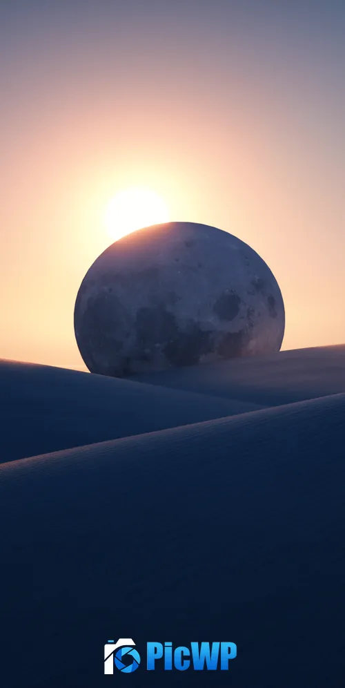 Eclipse Sun 3K Mobile Wallpaper