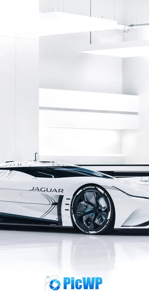 Jaguar Vision Gran Turismo SV Hypercars 3K Mobile Wallpaper