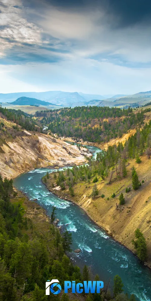 Yellowstone National Park USA 3K Mobile Wallpaper