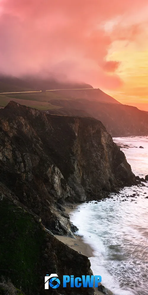 Bixby Creek Bridge California 3K Mobile Wallpaper