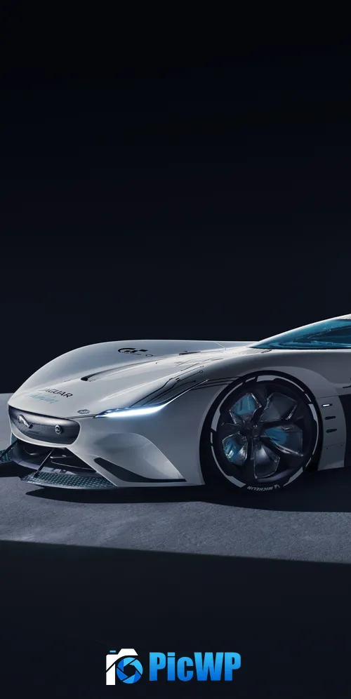 Jaguar Vision Gran Turismo SV Concept cars 3K Mobile Wallpaper