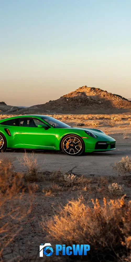 Porsche 911 Turbo S 2021 3K Mobile Wallpaper