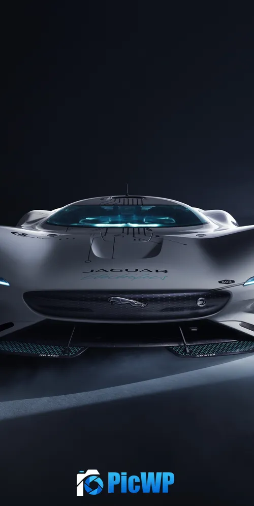 Jaguar Vision Gran Turismo SV 3K Mobile Wallpaper
