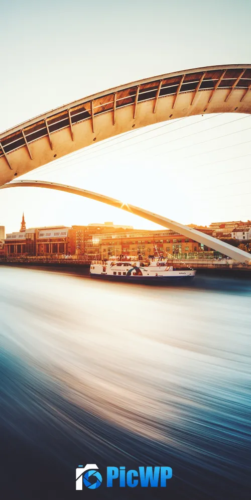 Gateshead Millennium Bridge United Kingdom 3K Mobile Wallpaper