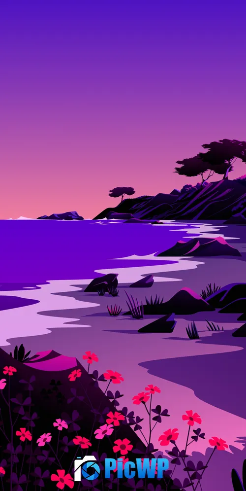 macOS Big Sur Beach 3K Mobile Wallpaper