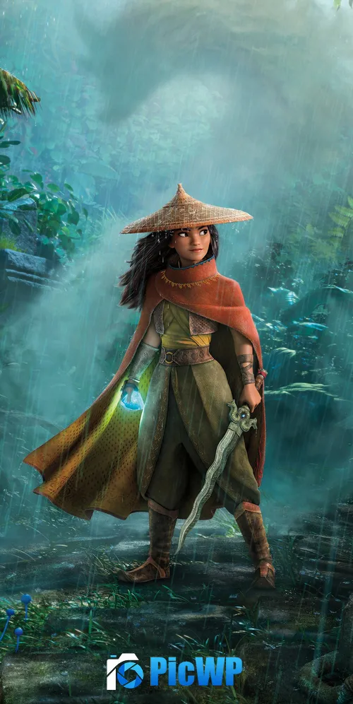 Raya and the Last Dragon Animation 3K Mobile Wallpaper