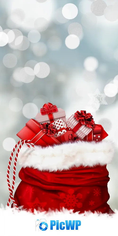 Gifts Santa's bag 3K Mobile Wallpaper