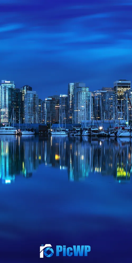 Coal Harbour Vancouver City 3K Mobile Wallpaper