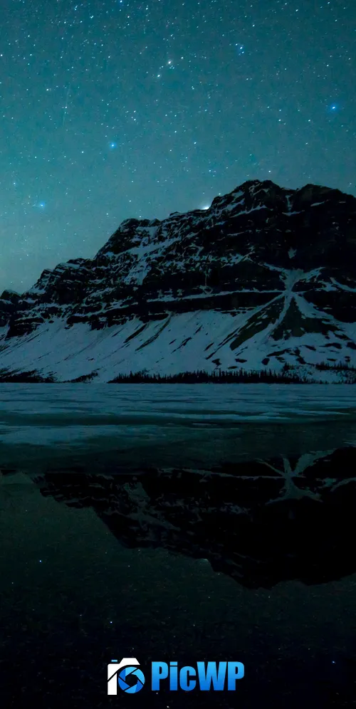 Bow Lake Banff National Park 3K Mobile Wallpaper