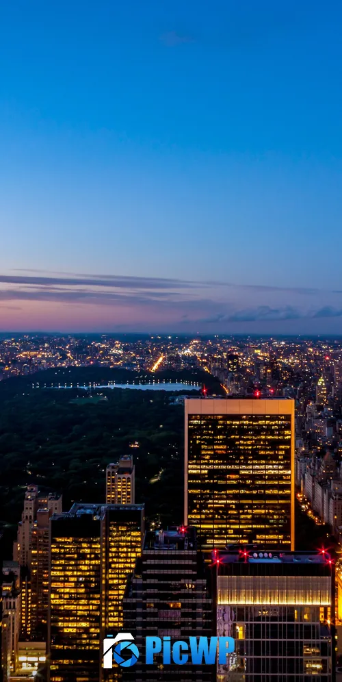 New York City Dusk 3K Mobile Wallpaper