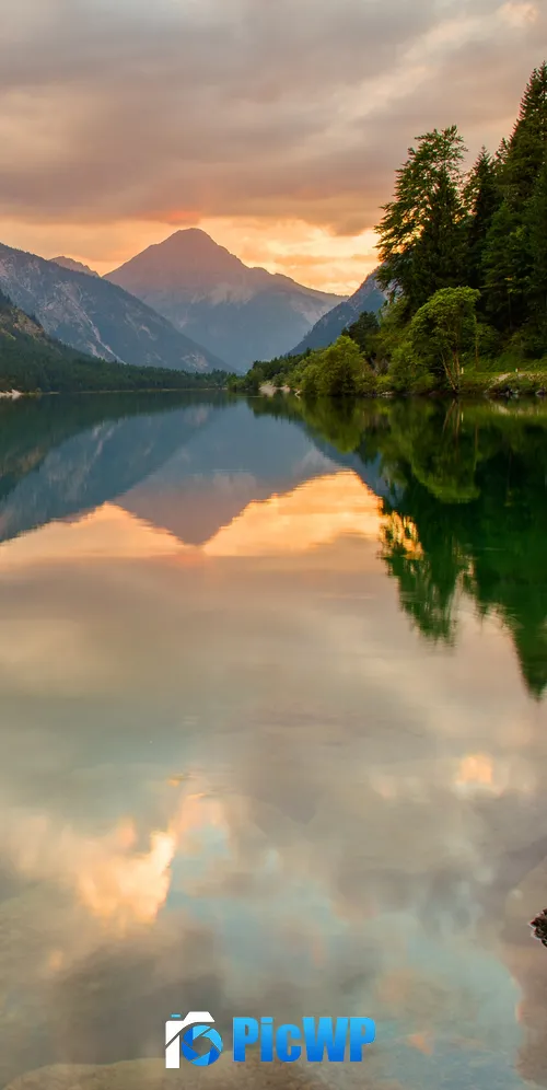 Lake Plansee Austria 3K Mobile Wallpaper