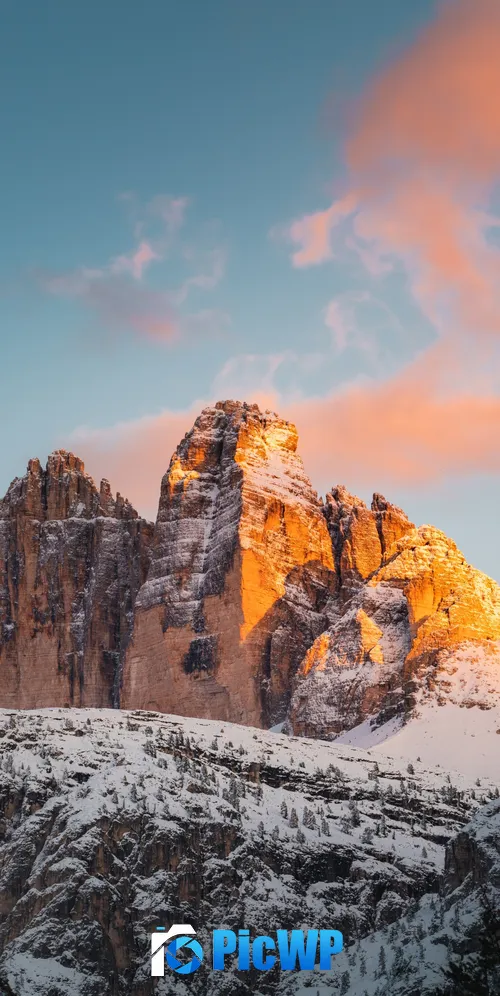 Tre Cime di Lavaredo Italy 3K Mobile Wallpaper