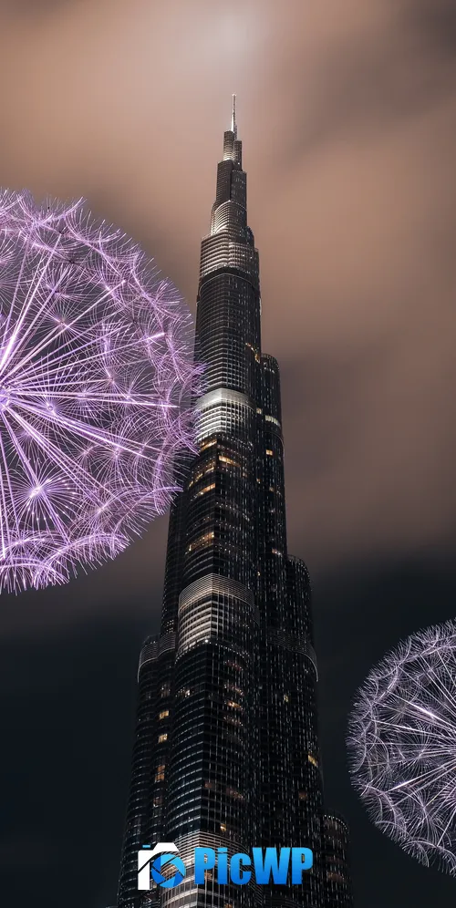 Burj Khalifa United Arab Emirates 3K Mobile Wallpaper