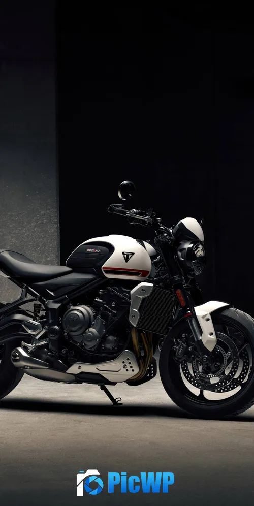 Triumph Trident 660 Urban roadster 3K Mobile Wallpaper