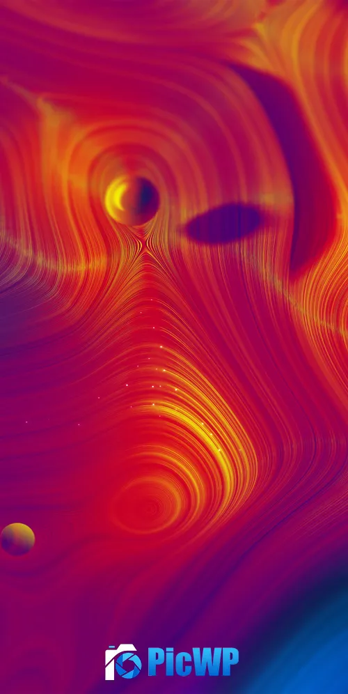Neural Abstract background 3K Mobile Wallpaper