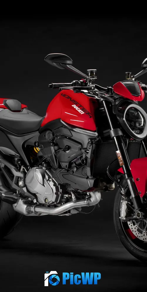 Ducati Monster 2021 3K Mobile Wallpaper