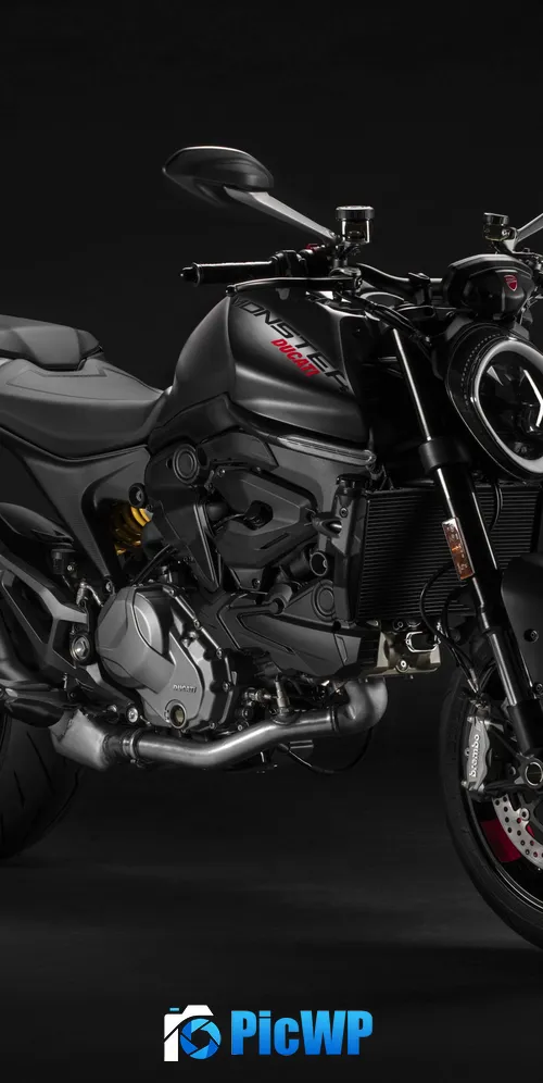 Ducati Monster Sports bikes 3K Mobile Wallpaper