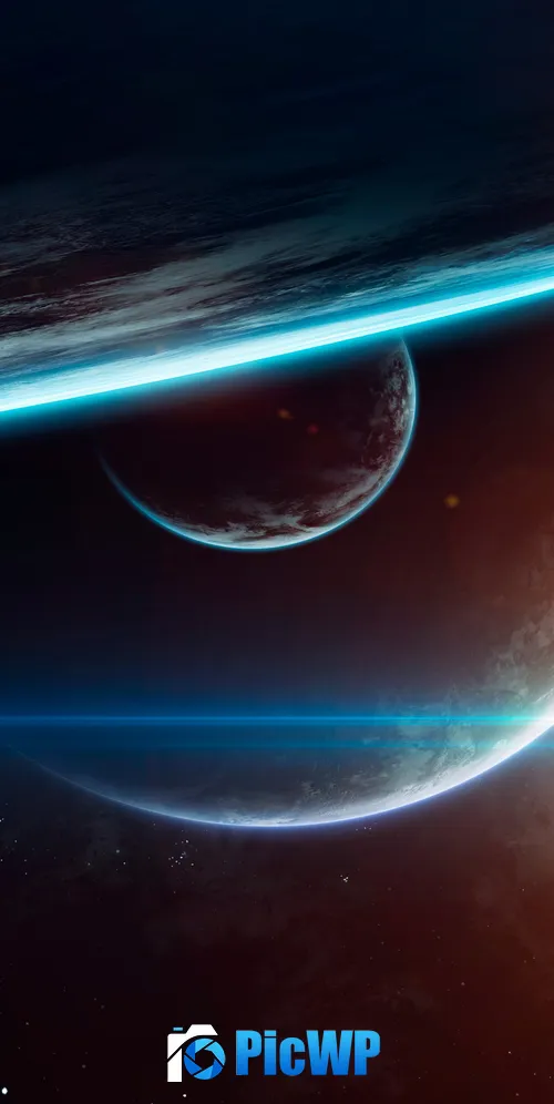 Planets Cosmos 3K Mobile Wallpaper