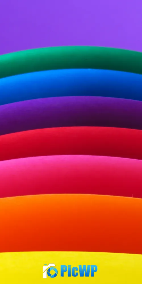 Artwork Rainbow colors 3K Mobile Wallpaper