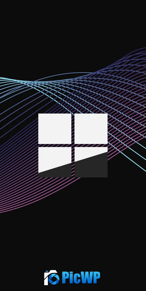 Microsoft Windows Logo 3K Mobile Wallpaper