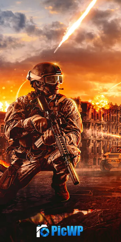 Call of Duty Warzone Soldier 3K Mobile Wallpaper