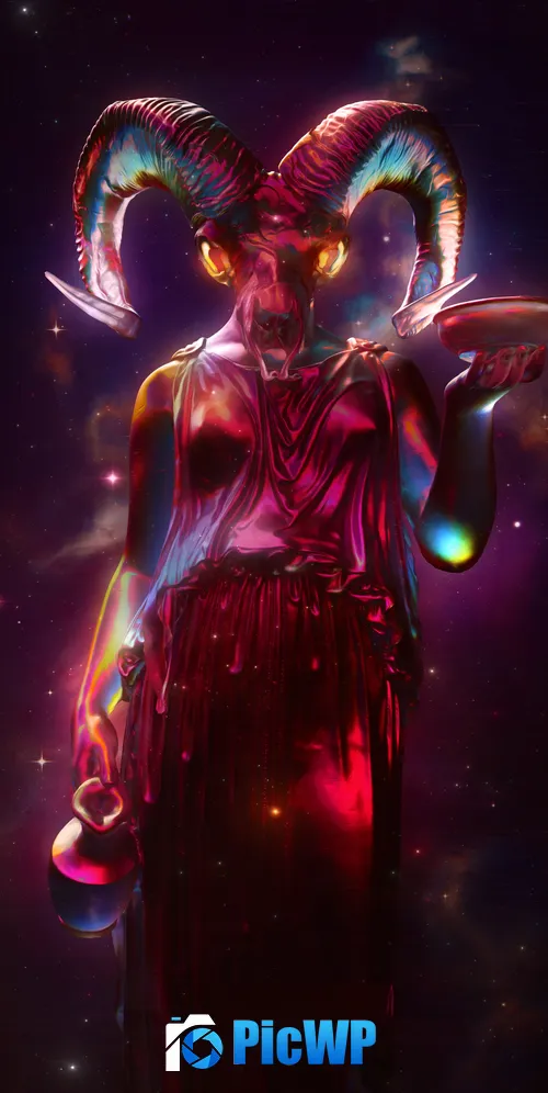 Celestial CGI 3K Mobile Wallpaper