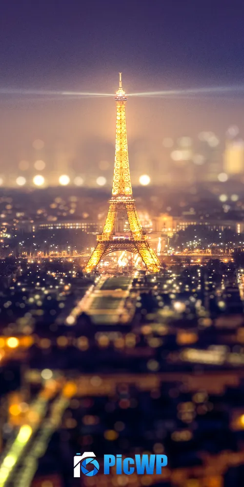 Eiffel Tower Cityscape 3K Mobile Wallpaper