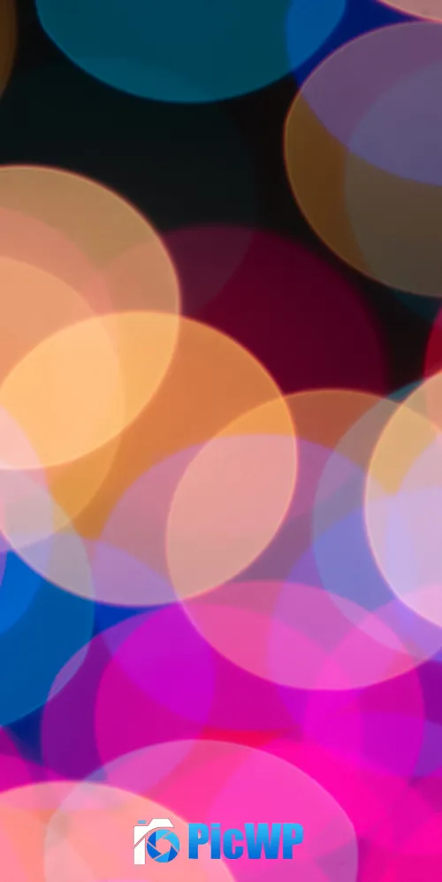Lights Bokeh Glowing lights 3K Mobile Wallpaper