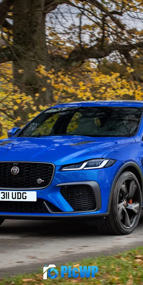 Jaguar F-Pace SVR 2021 3K Mobile Wallpaper