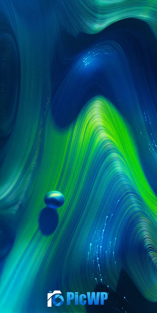 Neural Curves 3K Mobile Wallpaper