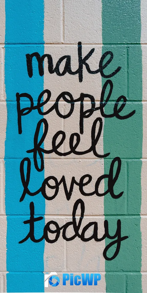 Make people feel Love today 3K Mobile Wallpaper