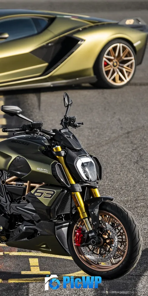 Ducati Diavel 1260 Lamborghini Superbikes 3K Mobile Wallpaper